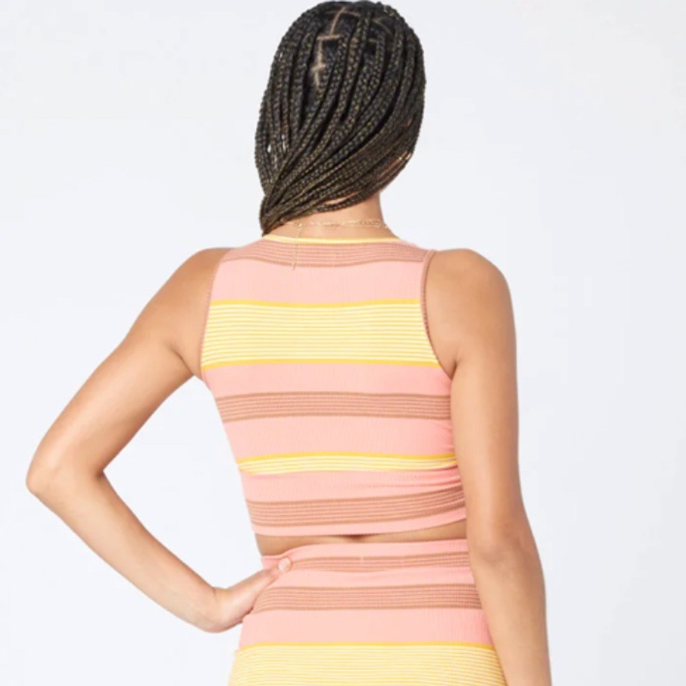 L*Space Mae Crop Top in Beachy Keen Stripe, NWT - Picture 5 of 15